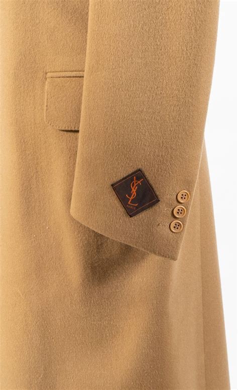 cappotto yves saint laurent uomo|Cappotto in lana e cashmere .